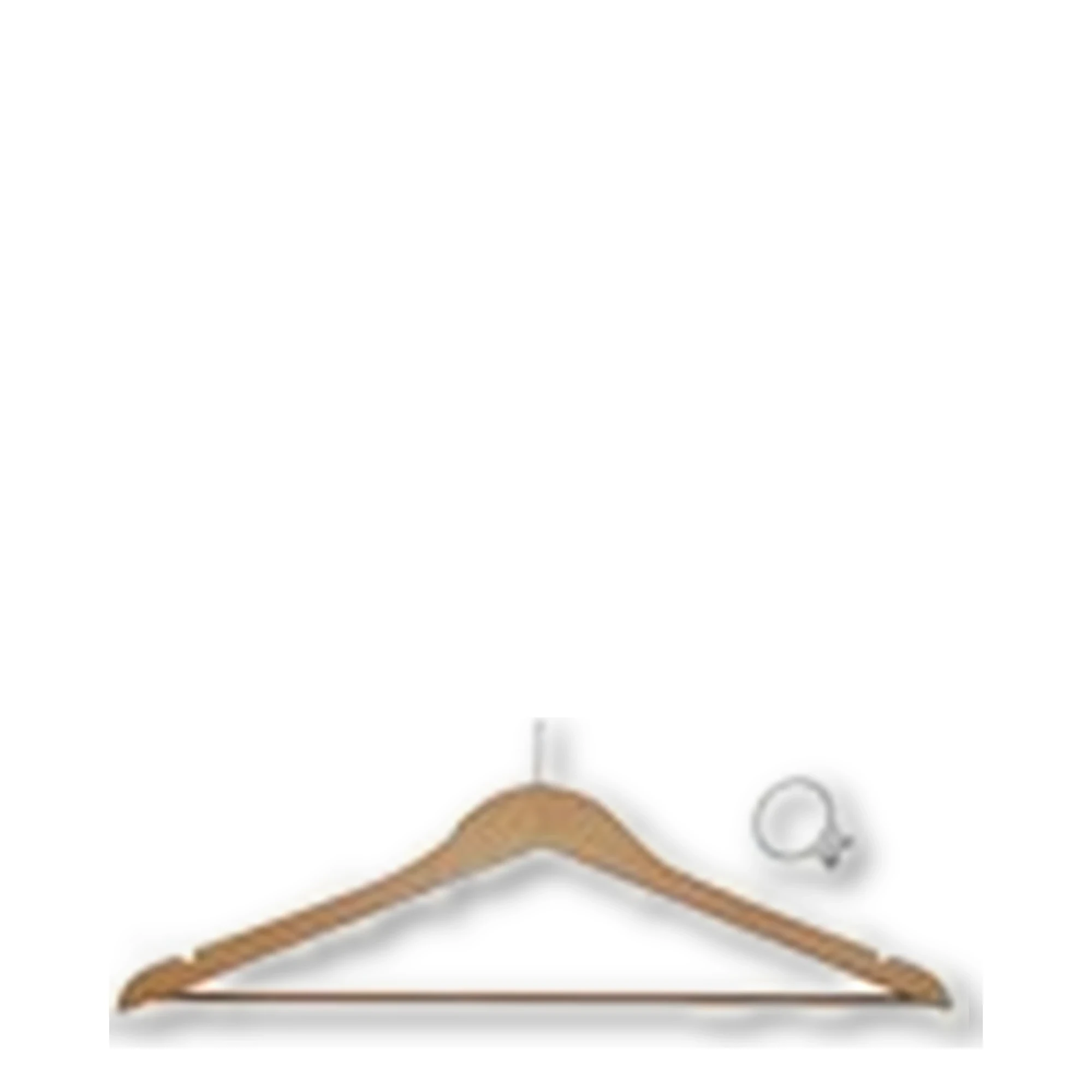 Anti Theft Wooden Male Hanger Mahogany 44cm Anti Theft Wooden Male Hanger Mahogany 44cm - Mitrend South Africa