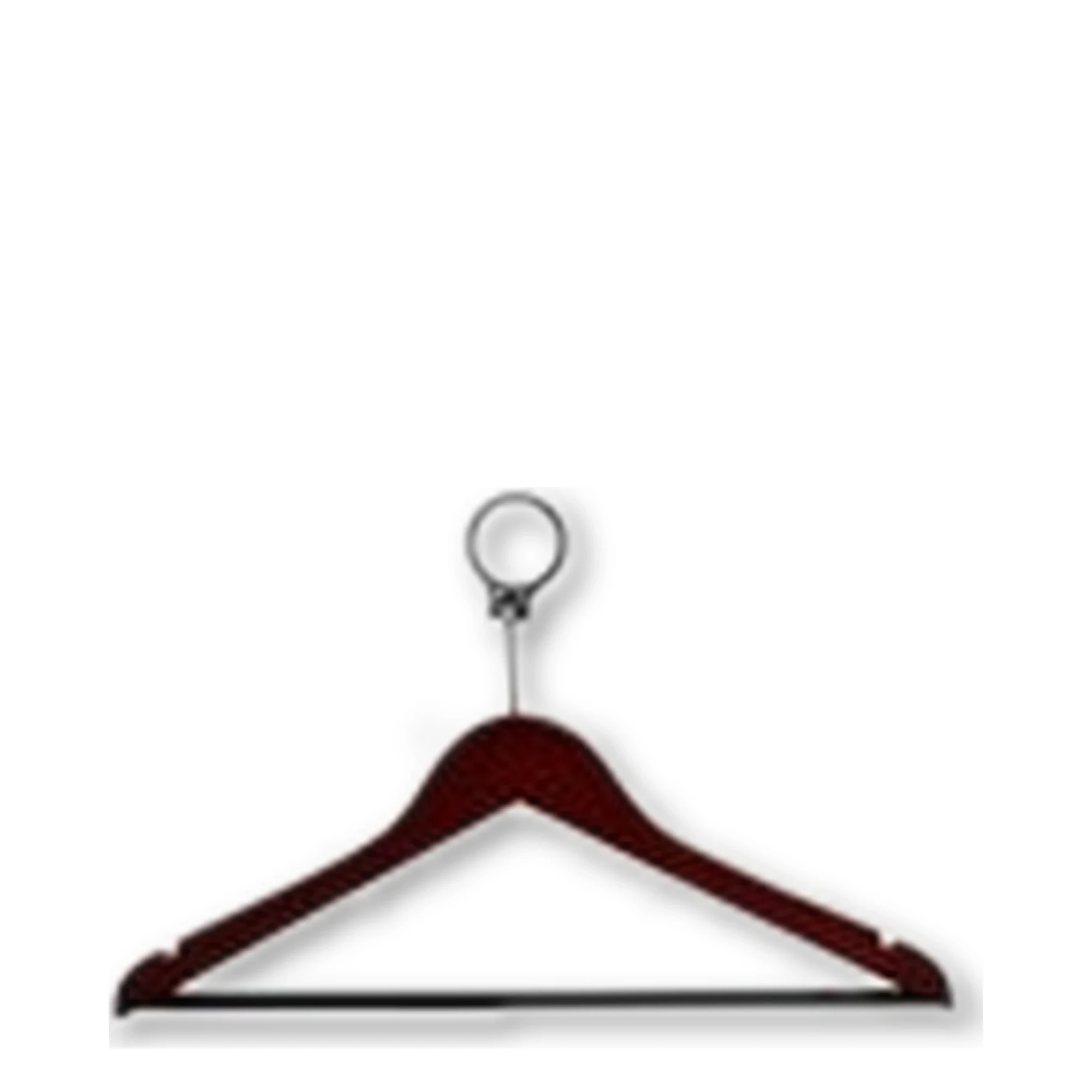 Standard Female Wooden Hanger Mahogany Standard Female Wooden Hanger Mahogany - Mitrend South Africa
