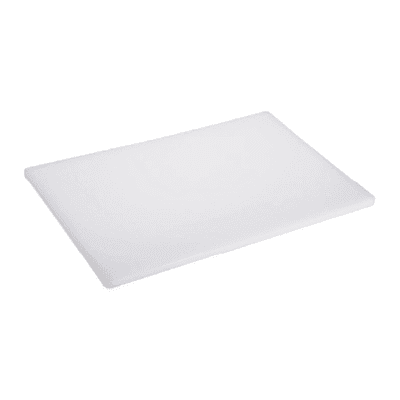 Food-Safety Preparation Equipment White PE Cutting Board 500x380mm - HACCP Colour Coded - Mitrend South Africa