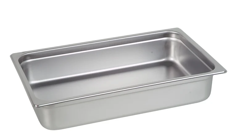Stainless steel gastronorm pan for bain marie inserts and buffet service