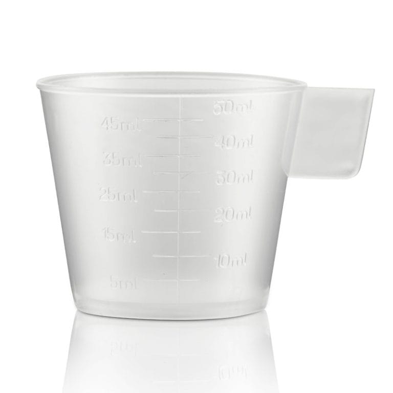 50ml Plastic Dosage/Measuring Cup Clear - Mitrend South Africa