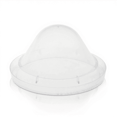 64mm Ice Cream Domed Flake Lid - Natural - Mitrend South Africa