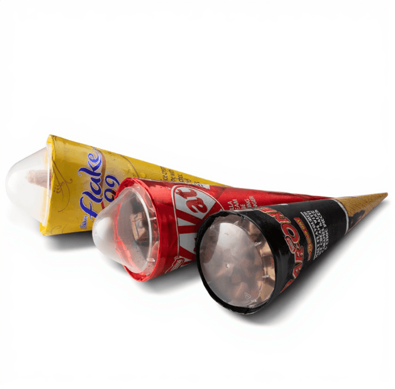 64mm Ice Cream Cone Lid 64mm Ice Cream Domed Flake Lid - Natural - Mitrend South Africa