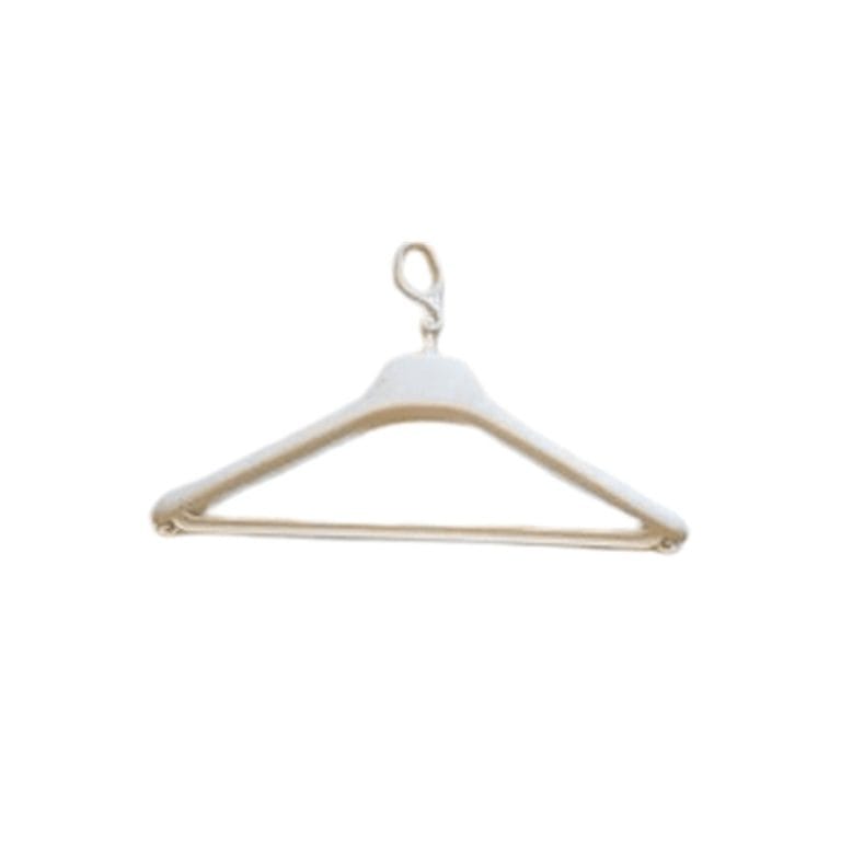 White Anti-Theft Hanger Plastic - Mitrend South Africa
