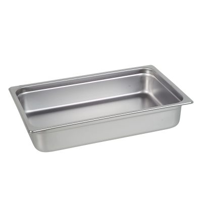Stainless steel gastronorm pan for bain marie inserts and buffet service